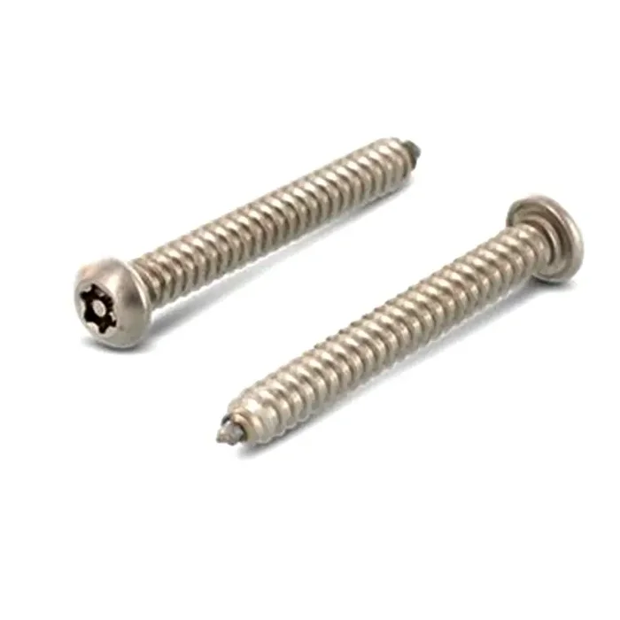 100 Stück Flachrundkopf-Sicherheitsschrauben Art. 9120 A2 6,3 x 13 mm TX-PIN 27
