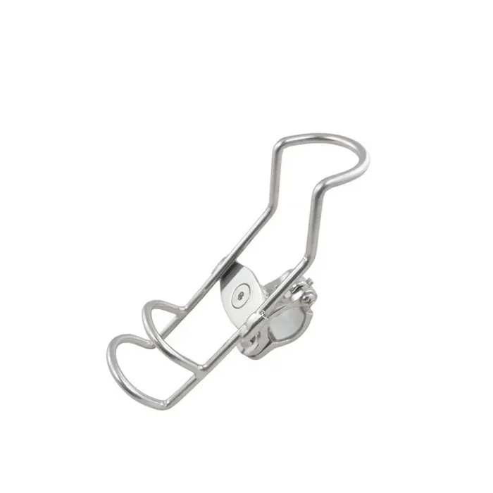Angelrutenhalter für Reling leichte Ausführung 190 mm Edelstahl-316 (A4)