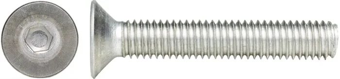 DIN 7991/ISO 10642 Senkschraube Innensechskant Aluminium – M6 x 30 mm 100 Stück