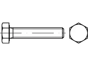 DIN 933/ISO 4017 Sechskantschraube mit Vollgewinde Duplex 1.4462 – M20 x 70 mm 25 Stück