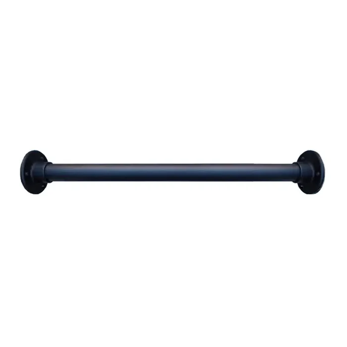 Edelstahl 33,7 mm feinstrukturiert schwarz