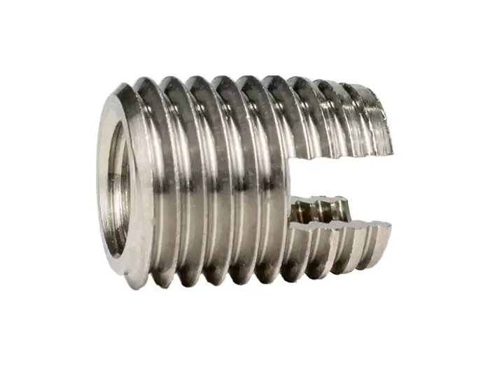 Ensat® 302 Gewindeeinsätze selbstschneidend mit Schneidschlitz Edelstahl A1 INOX – M5 – 100 Stück