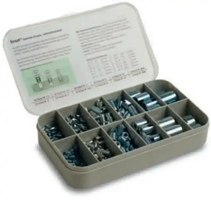 Ensat® 302 Sortiment Gewindeeinsätze Stahl verzinkt 315tlg. 300 000 003.110