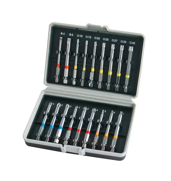HM Müllner Bits-BOX 3018S – Länge 75 mm, PZ/PH/FL/SW/TX Langbitbox, 18-tlg