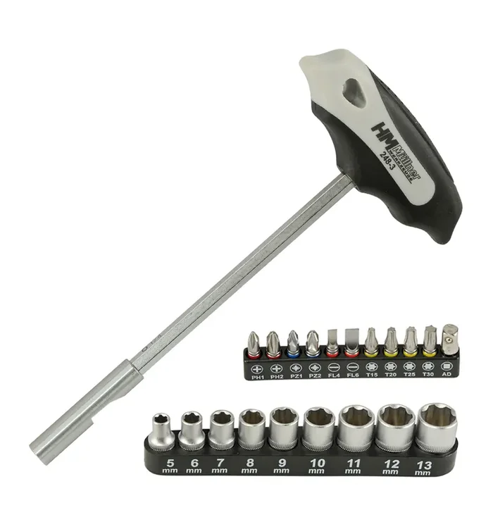 HM Müllner T-Griff-Schraubendreher-Set 21-tlg., 248-3