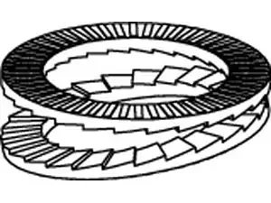 NORD-LOCK-Scheiben, Standard, Stahl vergütet zinklamellenbesch. – M30 – 5 Stück