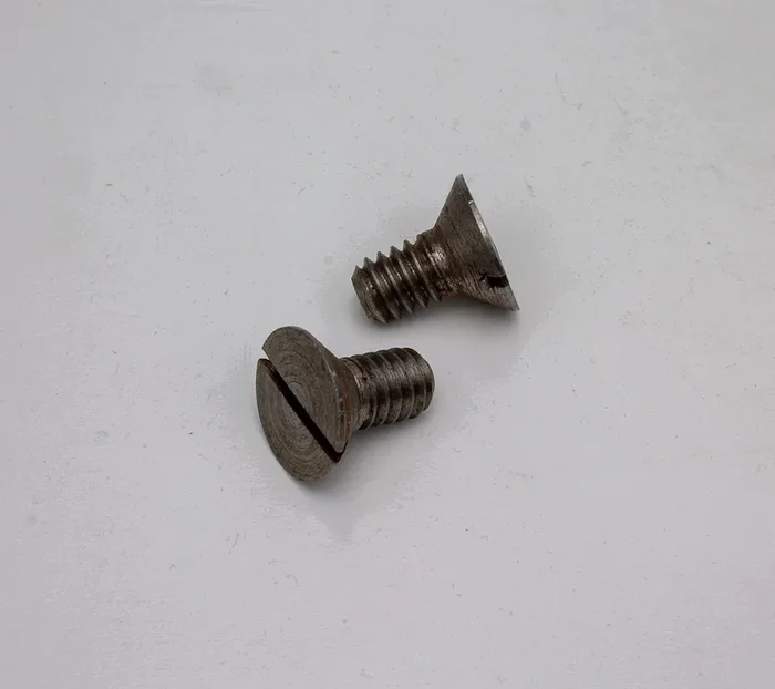 Oldtimerschrauben DIN 68, 1/4 x 1/2 Zoll, UNC, Stahl blank – 10 Stück