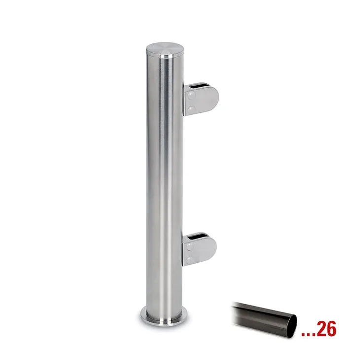 Pfosten Alberte Eckpfosten 45° 25,4 mm (1 ) Schwarz Design