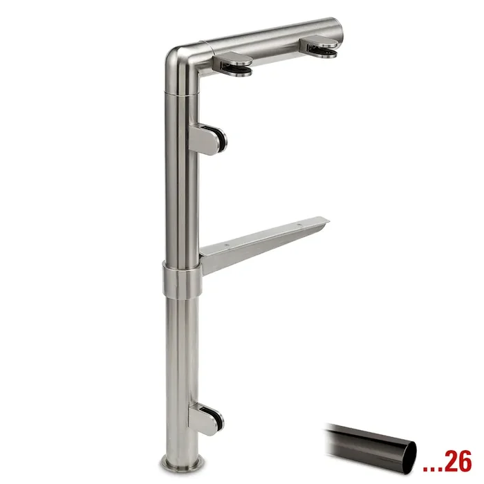 Pfosten Anona Eckpfosten 45° 38,1 mm (1,5 ) Schwarz Design