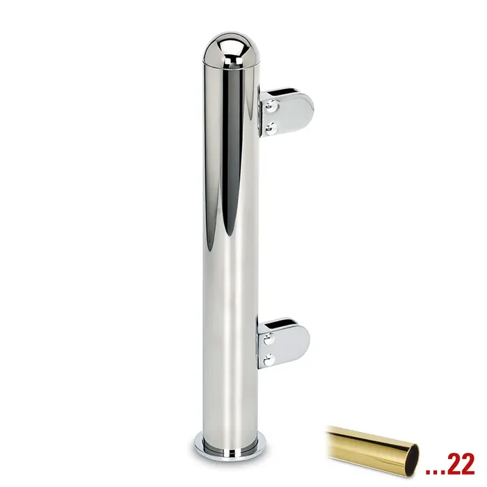 Pfosten Leann Mittelpfosten 25,4 mm (1 ) Messing Design