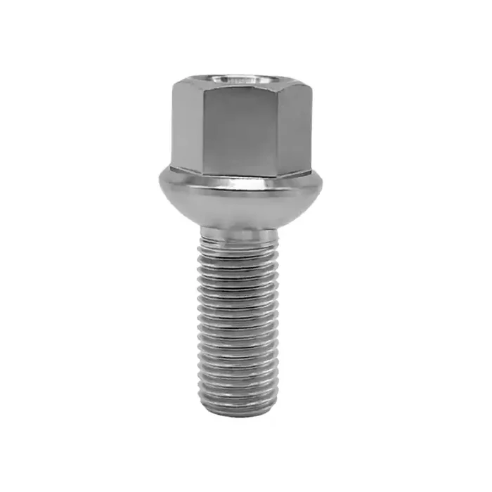Radschraube Kugelbund R13 Außensechskant Titan Grade 5 – M12x1,5 x 35 mm 1 Stück