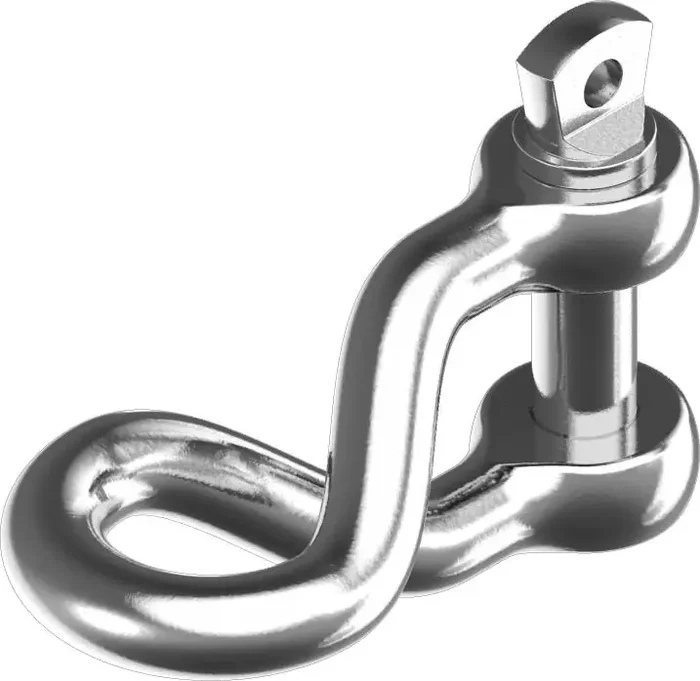 Rundschäkel, gedrehte Form, Edelstahl A4 M8288 – 8,0 mm