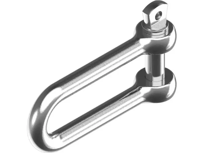 Rundschäkel, lange Form, Edelstahl A4 – 12,0 mm