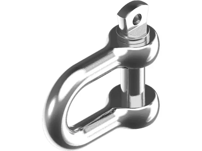 Schäkel, kurz, unverlierbarer Bolzen, geschmiedet, Edelstahl A4 M8358 – 12,0 mm
