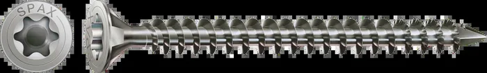Spax Edelstahlschraube A4, Vollgewinde, Senkkopf, Ø 10 mm, T-STAR plus, Edelstahl A4 – 10,0 x 300 mm 10 Stück