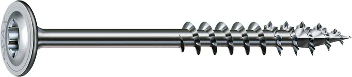 SPAX Holzbauschraube HI.FORCE, Tellerkopf, WIROX, T-STAR plus, Tellerkopfschraube – 10,0 x 140 mm 50 Stück