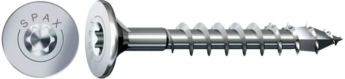 Spax Schieferschraube, Teilgewinde, Spezialflachkopf, T-STAR plus, Edelstahl A2 – 4,0 x 34 mm 500 Stück