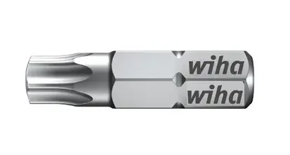 Wiha Bit Standard, TORX Tamper Resistant (mit Bohrung) 1/4″, 25 mm – T10H